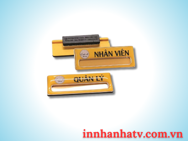 Bảng Tên Cài Áo Nhân Viên